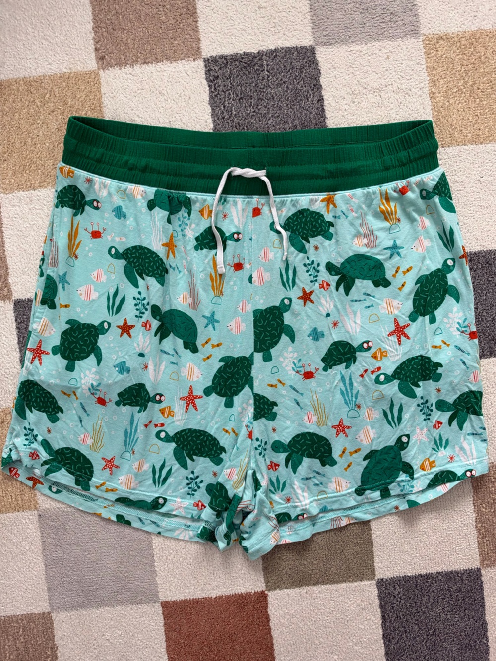 Little Sleepies Sea Turtles Pajama Shorts